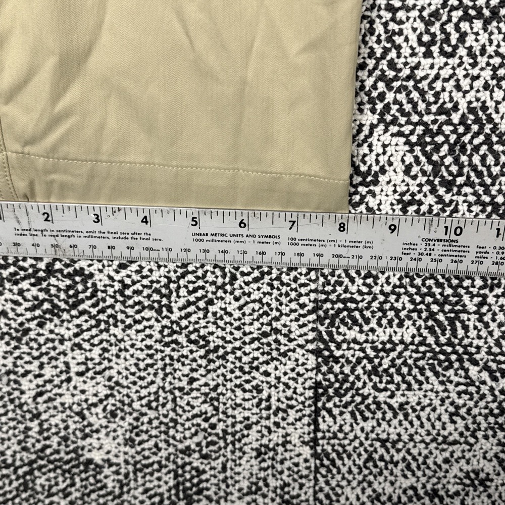 North Face Cropped Activewear Pants Women XL Beige Hike Camp Gorpcore Drawstring - Picture 11 of 12